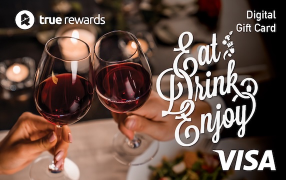 True Rewards Dining Digital Visa