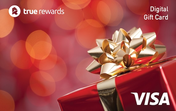 True Rewards Christmas Box Digital Visa