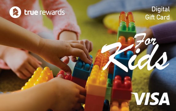 True Rewards For Kids Digital Visa