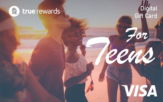 True Rewards For Teens Digital Visa