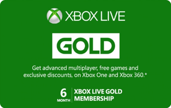 Xbox Live - 6 Month Membership